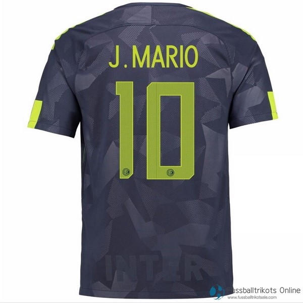 Inter Milan Trikot Ausweich J.Mario 2017-18 Fussballtrikots Günstig